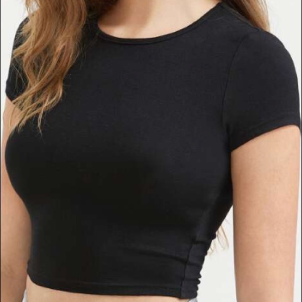 Heart and Hips Black Crop Top